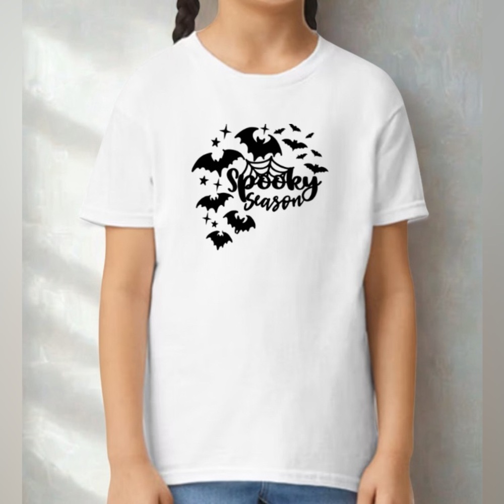 HANDCRAFTED Spooky Season Kids T-Shirt